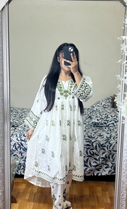 Premium Embroidered 2pcs Set